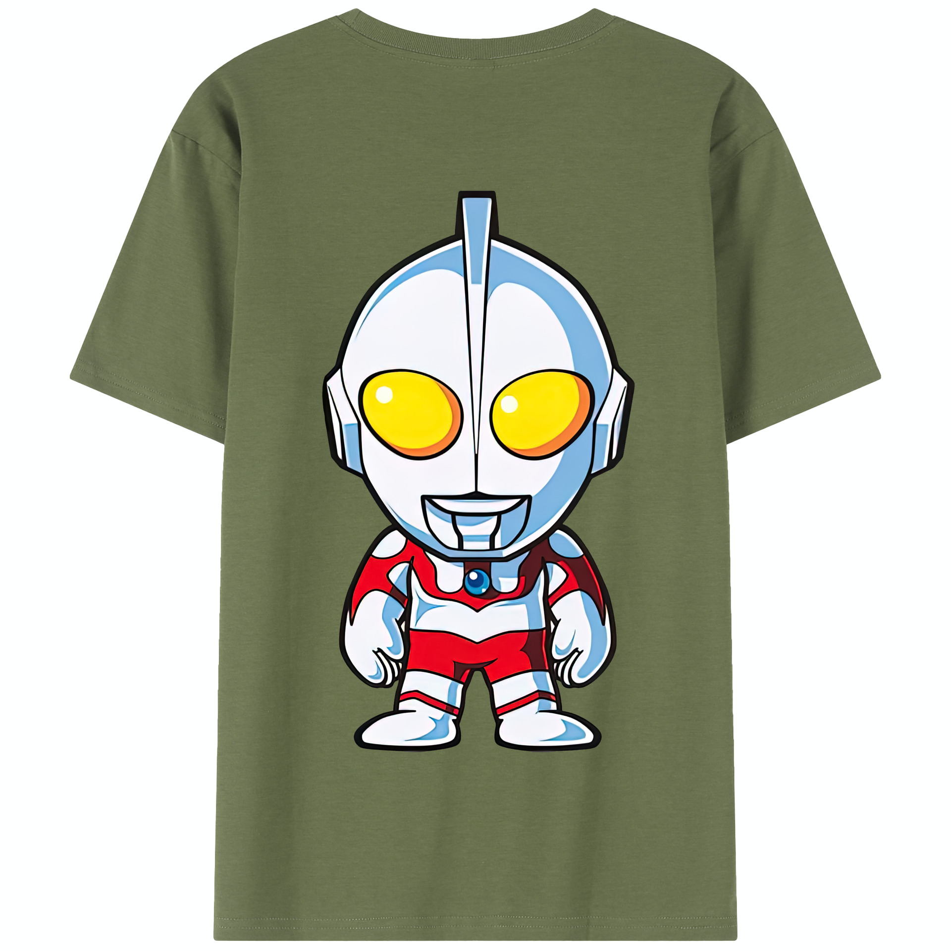 （画像用） ウルトラマン Ultraman 綿100％半袖Tシャツ（背面プリント）